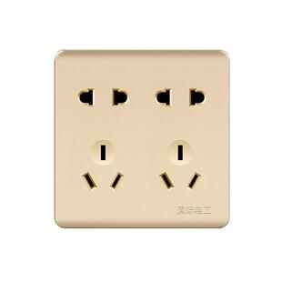 国际电工86型带开关插座面板多孔墙壁暗装电源5五6六7七8八10十孔