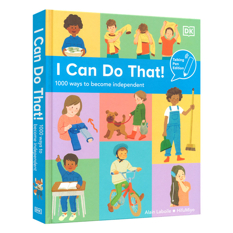 DK I Can Do That 1000 Ways to Become Independent 我能行 1000个让自己变得独立的方法 点读版 英文原版进口 儿童知识教育绘本