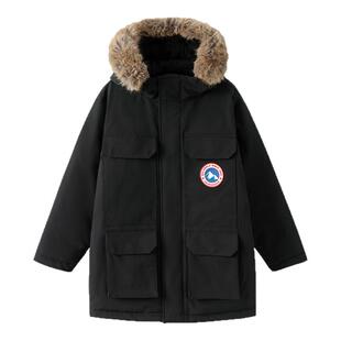 巴拉巴拉男童羽绒服中大童加厚外套儿童滑雪服上衣冬装新款童装潮