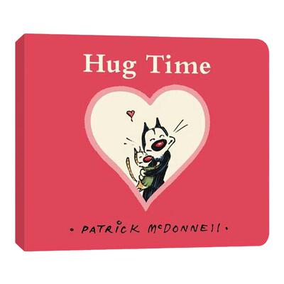 英文原版 Hug Time  小猫朱尔斯的拥抱时间 纸板书 英文版 Patrick McDonnell 进口英语原版书籍