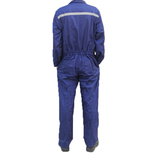 纯棉连体工作服春秋男士电焊机修汽修船员海员造船服户外探险工装