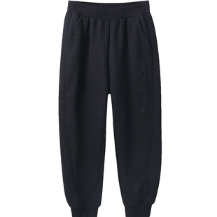 小猪托尼胖男童裤子春秋款胖童装加肥加大运动裤大童卫裤大码长裤