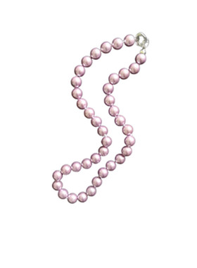 深海贝宝珍珠紫罗兰色项链