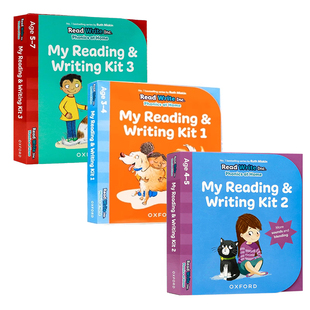 牛津自然拼读教材幼儿园3-6岁 英文原版 Read Write Inc My Reading and Writing Kit 儿童英语早教启蒙 亲子家庭教育教辅礼盒装