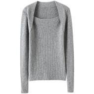 启超高端100%纯山羊绒衫