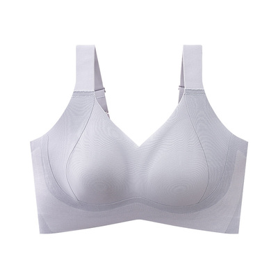 染岸夏天薄款无钢圈妈妈内衣提拉