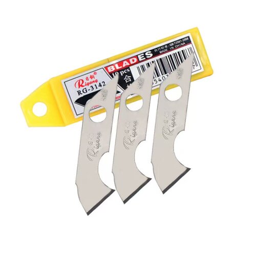 日钢RG-3142勾刀片 加厚 切割压克力板 广告有机玻璃专用钩刀刀片