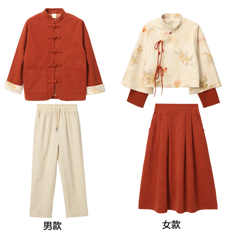 新中式亲子装国风套装古风汉服