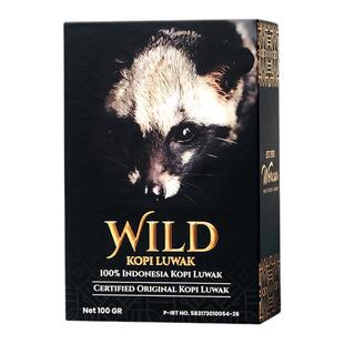 印尼进口WORCAS野生猫屎咖啡豆粉盒装送礼精品正品手冲醇厚顺滑