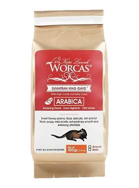 猫屎咖啡印尼进口WORCAS苏门答腊咖啡豆/粉 正品现磨手冲醇厚低酸
