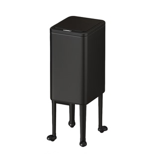 厨房专用垃圾桶家用高脚可移动高个子免弯腰大号大容量新款不锈钢