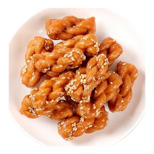 安徽亨特小麻花多口味香葱红糖麻花休闲零食糕点独立包装散装整箱