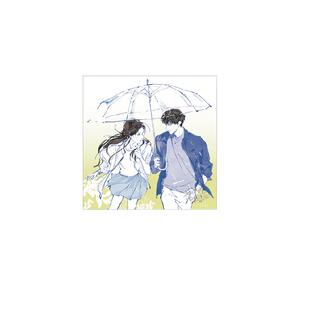 陷入我们的热恋官方周边庆宜的雨还在下无边色纸亚克力砖徽章
