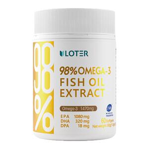 98%纯度鱼油omega3含量1470mg