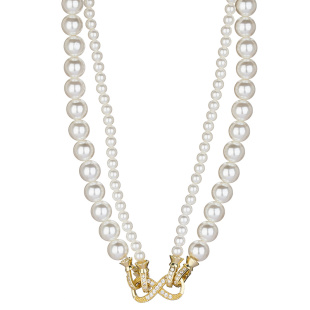 珍珠项链女2026新款饰品高级感轻奢小众锁骨链配饰首饰毛衣链颈链