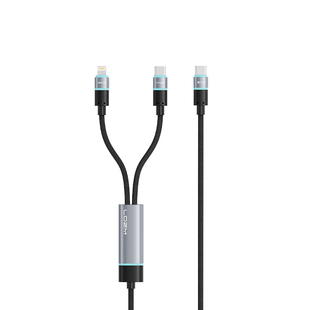 LDZM新升级第四代一拖二PPS全协议转换线适用小米红米VIVOIQOO华为荣耀OPPO一加真我三星苹果17超级快充PD100