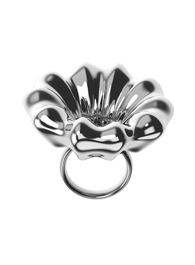 MOLISM喇叭型镀金开口戒指