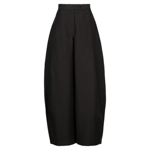 J For Judy弧线空间感垂感慵懒松紧阔腿弧形裤