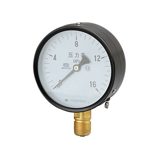 普通压力表Y100 径向标准螺纹M20*1.5 4分牙英制G1/2 ZG1/2可定制