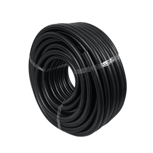 阻燃PP波纹管加厚塑料电缆柔性套管开口穿线管防水黑色电线PE软管