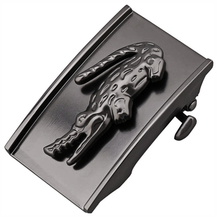 男内穿式皮带头无牙无孔自动扣头平滑扣裤腰带内扣卡子3.5cm配件