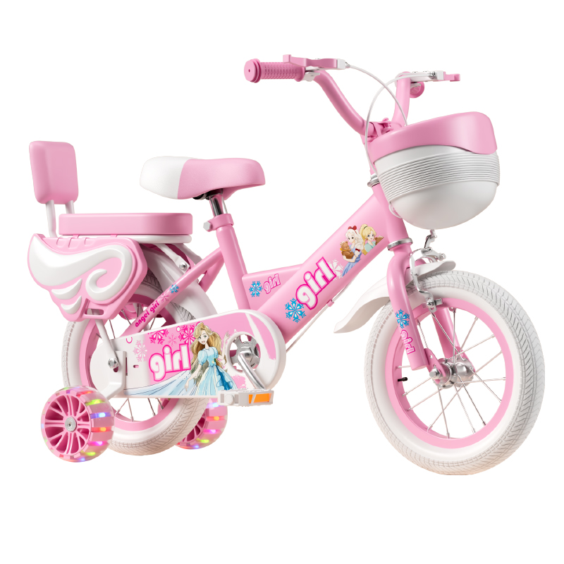 兒童自行車(chē)單車(chē)3女孩4男孩小孩女童腳踏車(chē)中大童寶寶2-8-10歲6-9