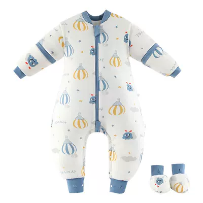 踏踏猴纯棉秋冬恒温分腿睡袋厂销