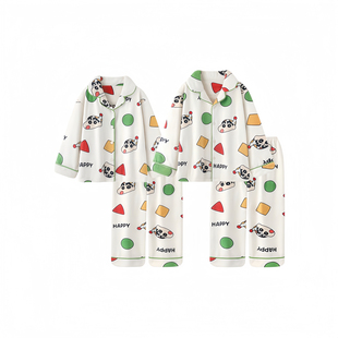 卡通可爱蜡笔小新珊瑚绒睡衣冬季加厚保暖款情侣居家服套装礼盒装