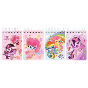 iiGEN一正小马宝莉学生文具学生单词记事掌心本 便携迷你学生记事口袋本线圈随手记单词本作业记录本随身本