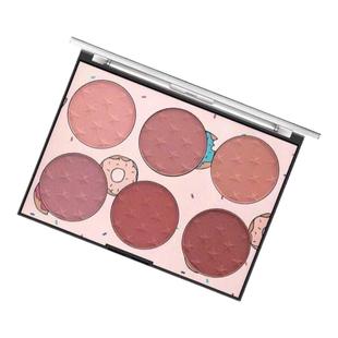 Miss rose腮红正品六色腮红盘裸妆自然晒红女高光修容盘六色组合