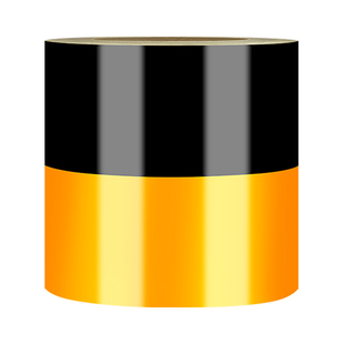 黄黑红白反光膜警示桩电线杆柱子反光贴夜光交通膜直纹膜安全防水