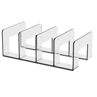 桌面书立书架透明亚克力学生书桌书本收纳架办公室宿舍文件置物架