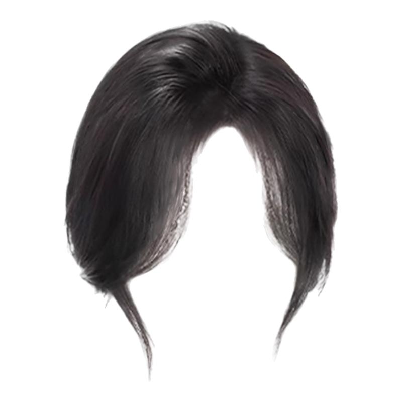 假发片女轻薄头顶蓬松高颅顶八字刘海片