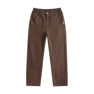 男士美式复古工装裤男秋季裤子男款伐木裤2025新款直筒休闲裤男裤