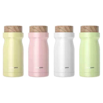 高颜值不锈钢乐扣牛奶保温杯