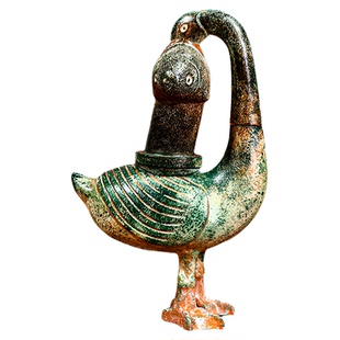 陕历博彩绘雁鱼铜灯冰箱贴可发光文创磁贴礼盒装西安旅游伴手礼