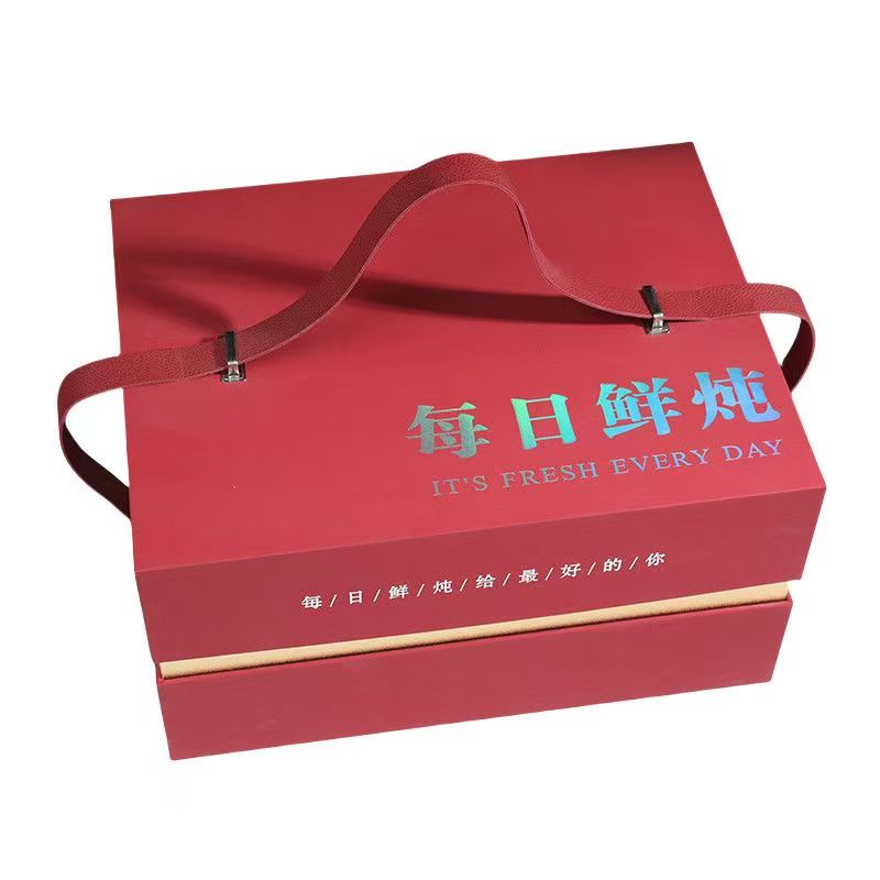 每日鲜炖燕窝礼盒安哥拉红即食鲜炖燕窝分装瓶包装盒伴手礼空盒