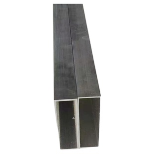 铝合金方管靠尺25x80，25x100墙面冲筋找平铝型材可定制烤漆木纹