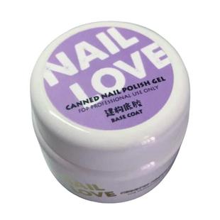 NAILLOVE罐装建构底胶硬式封层流平建固糯米果冻粘钻胶冰透延长胶