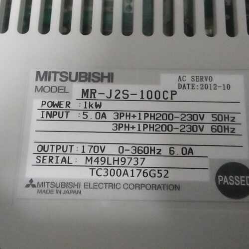 议价全新原装三菱驱动器MR-J2S-100CP   质保1年 现货出售