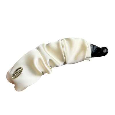 褶皱香蕉夹好夹不伤发缎面高级感