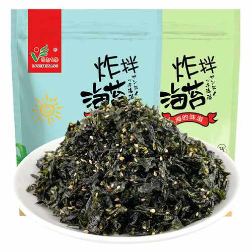 绿色飞扬芝麻拌饭海苔碎炸拌炒海苔即食夹心海苔脆儿童拌饭团食材