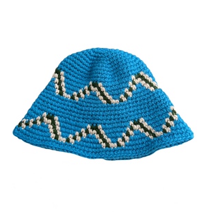 女明星出街～设计师款秋冬遮脸大檐针织盆帽厚实保暖粗棒针渔夫帽