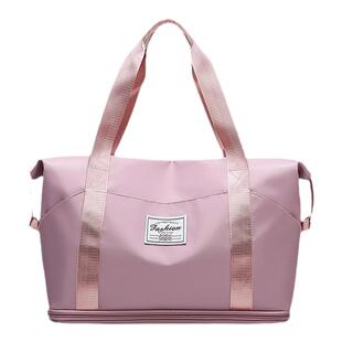 手提旅行包女短途出差旅游干湿分离健身包可套拉杆箱大容量行李袋