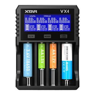 XTAR VX4 18650锂电池充电器1.2V5号7号镍氢电池3.2V铁锂1.5V通用