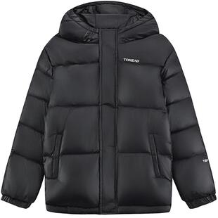 探路者儿童超轻羽绒服秋款新品男童外套女童连帽保暖羽绒