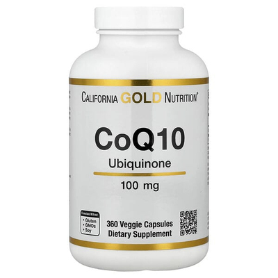 California Gold Nutrition,辅酶 Q10，泛醌，100 毫克，360 粒素