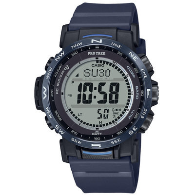 卡西欧登山光动能电波数显男女表