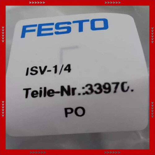 【问价】FESTO费斯托ISV-1/4真空安全阀AMTE-M-LH-