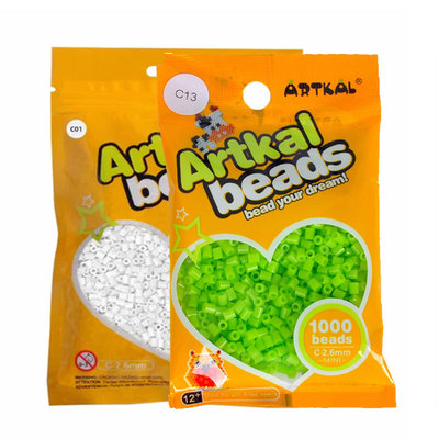 优肯拼豆1000粒补充包套装